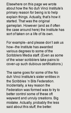 no duh vinci